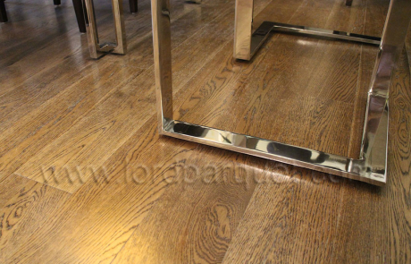wire brushed oak floor
