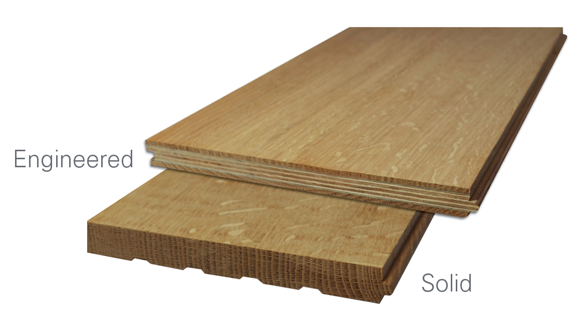 Difference Between Solid Wood Flooring, Engineered Or Solid Hardwood Flooring
